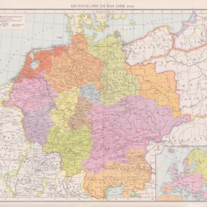 Gaukarte Deutschlands um das Jahr 1000