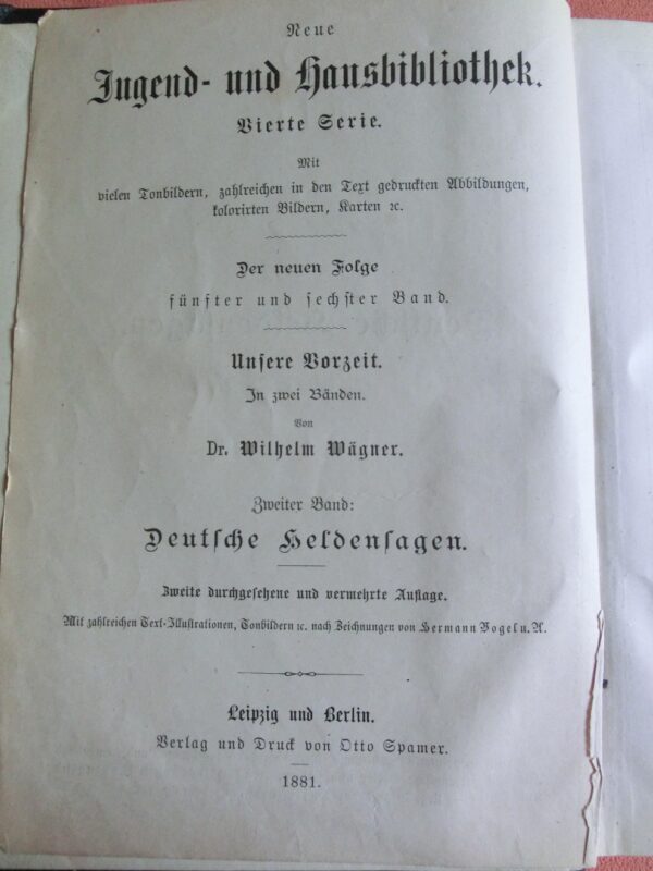 Wilhelm Wägners Deutsche Heldensagen von 1881 (2. Auflage) – Bild 3
